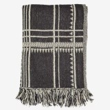 BLANKET WOVEN WITH FRINGES GN 175    - BLANKETS
